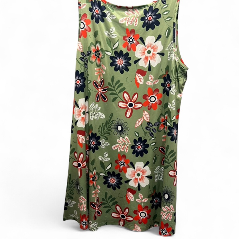 Floral Sleeveless Dress - Picture 2 of 5